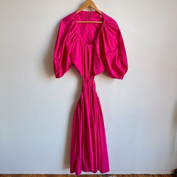 BALI ELF Eva Cutout Dress in Fuchsia - Picture 2 of 10